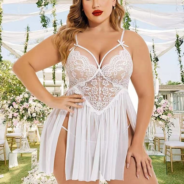 Exotic Lace Lingerie Babydoll Plus Size