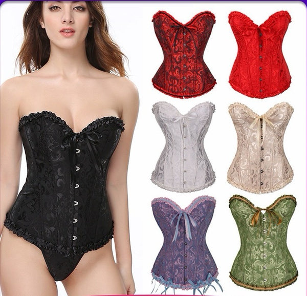 Gothic Plastic-Boned Waist Trainer Corsets