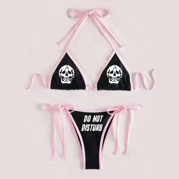 Gothic Bikini Swimsuit For Women