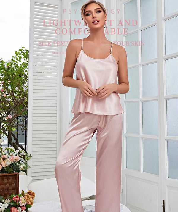 Elegant Two-Piece Pajamas Set