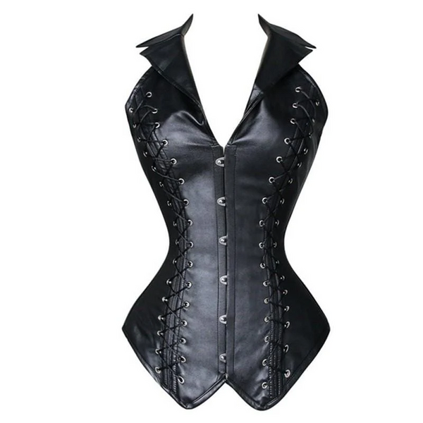 Gothic Steampunk Leather Corset